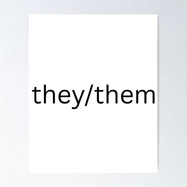 Item preview, they/them non-binary art designed and sold by byemihai.