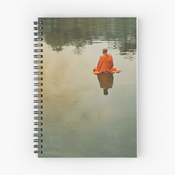 Item preview, Monk in Peaceful Levitation Over Water designed and sold by ArteMinds.