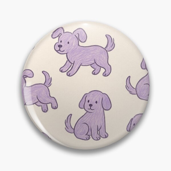 Artikelvorschau, Muster lila Hunde entworfen und verkauft von patterncrow.