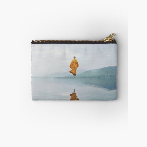 Item preview, Sacred Silence with Floating Monk Reflection designed and sold by ArteMinds.