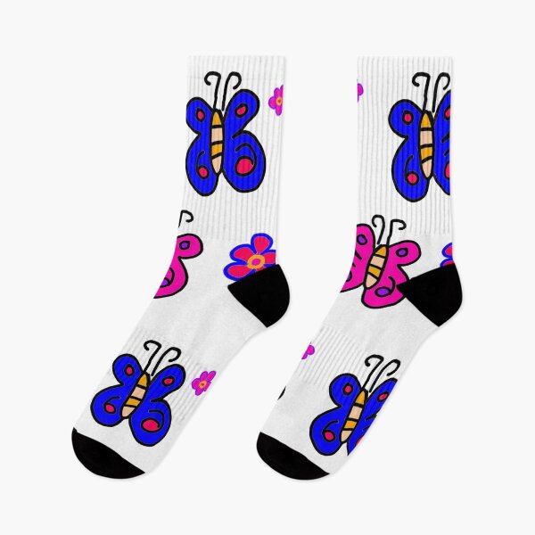 Item preview, Colorful butterflies and flowers, pop art design designed and sold by Jjc59.
