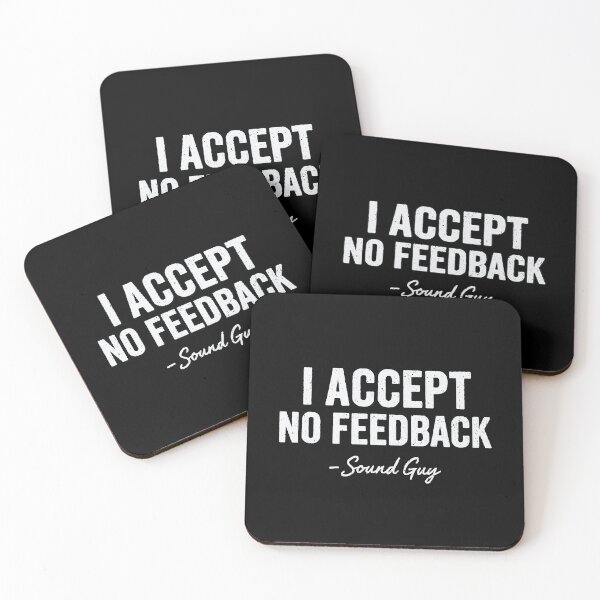 Item preview, Funny Sound Guy Audio Engineer | I Accept No Feedback designed and sold by tmerchtrends.