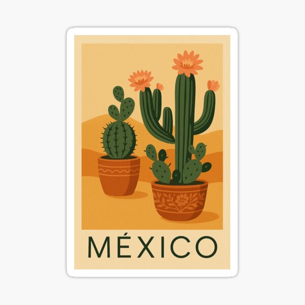 Item preview, Mexico folk art cactus desert  designed and sold by Spanish Castles.