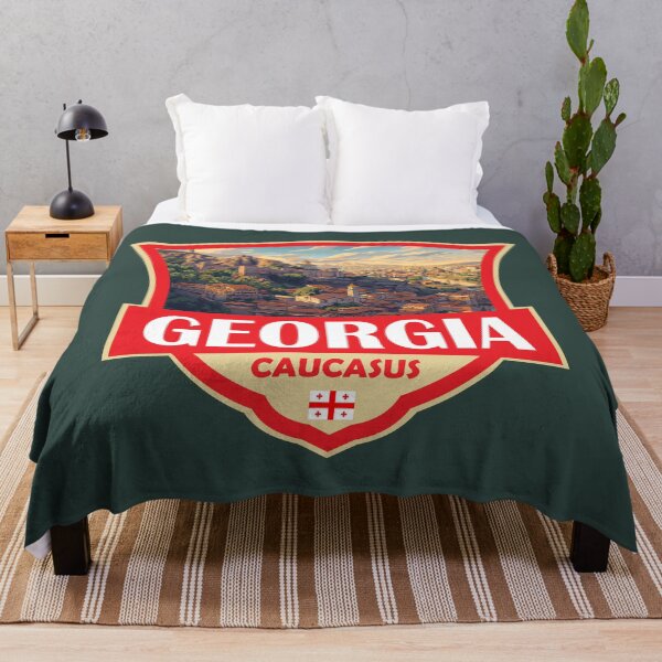 Item preview, Georgia Country Illustration Retro Badge designed and sold by KrisSidDesigns.