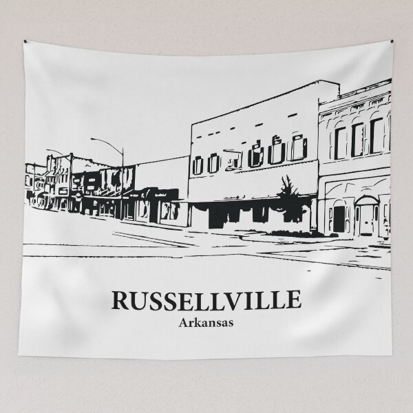 Item preview, Russellville - Arkansas designed and sold by Lakeric Cityscapes.