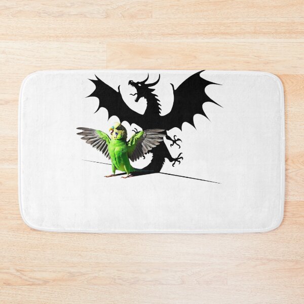 Item preview, Funny Screaming Green Budgerigar Parakeet Parrot Dragon Lover Meme designed and sold by Kimberley King Art  King Art.