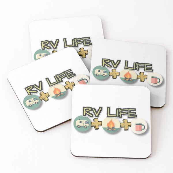 Item preview, RV Life Essentials – Camper, Campfire & Coffee Design designed and sold by RoadNesters.