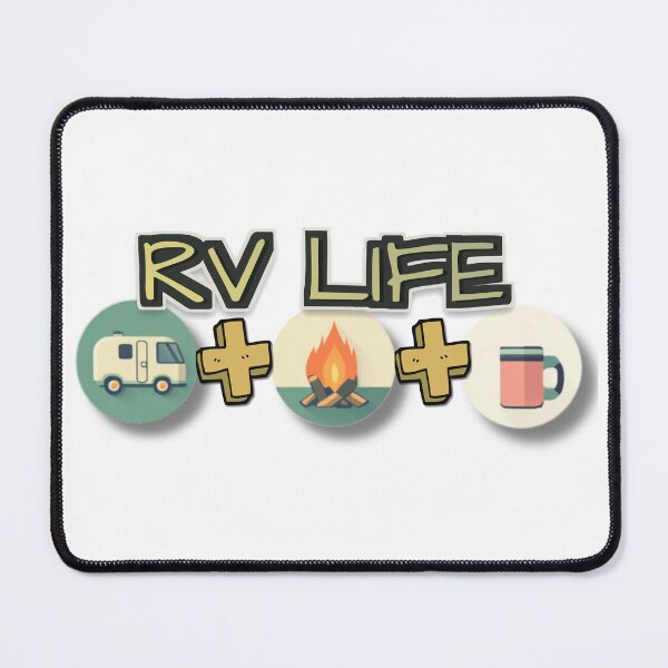 Item preview, RV Life Essentials – Camper, Campfire & Coffee Design designed and sold by RoadNesters.