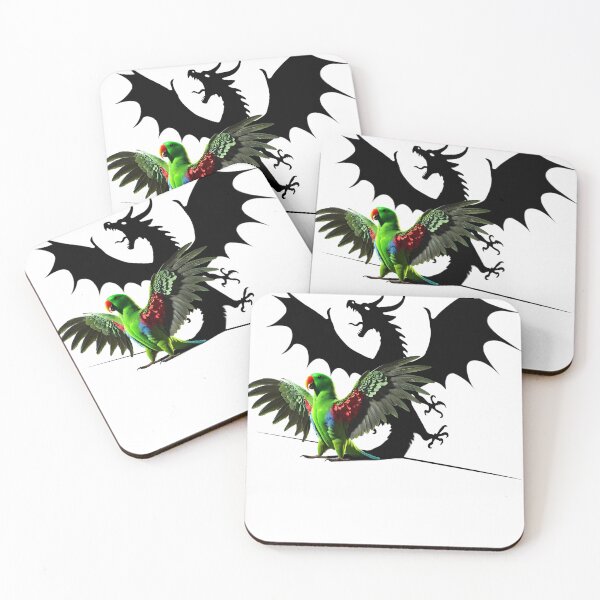 Item preview, Funny Screaming Green Eclectus Parrot Dragon Lover Meme designed and sold by Kimberley King Art  King Art.