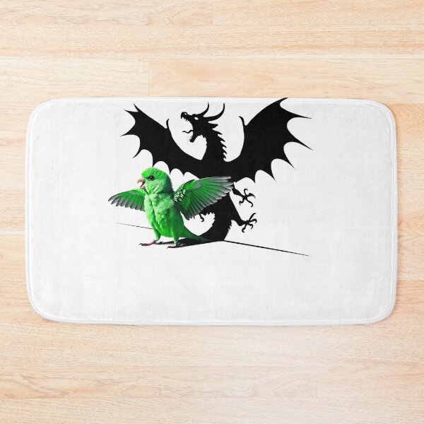 Item preview, Funny Screaming Green Parrotlet Parrot Dragon Lover Meme designed and sold by Kimberley King Art  King Art.