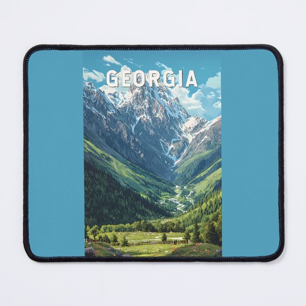 Item preview, Georgia Illustration Travel Art Vintage designed and sold by KrisSidDesigns.