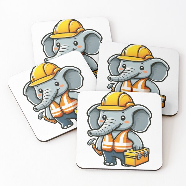 Item preview, Built to Trunk Code – Elephant at Work designed and sold by Confuzz1ed.