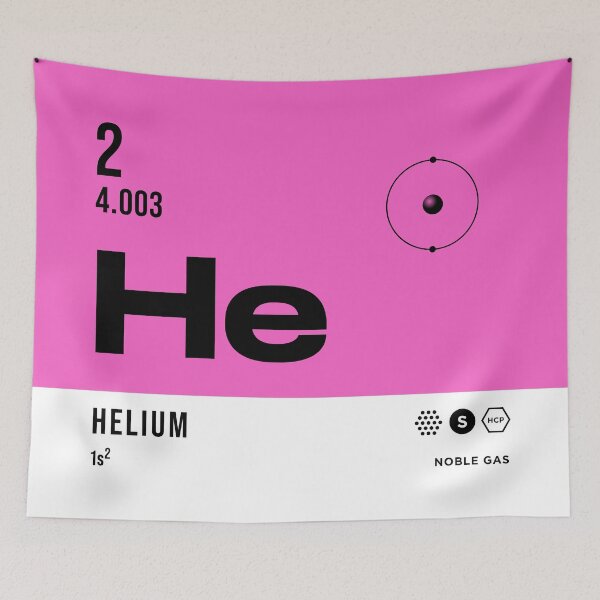Item preview, 2 Helium Periodic Table Element Light designed and sold by VoodooCircus.