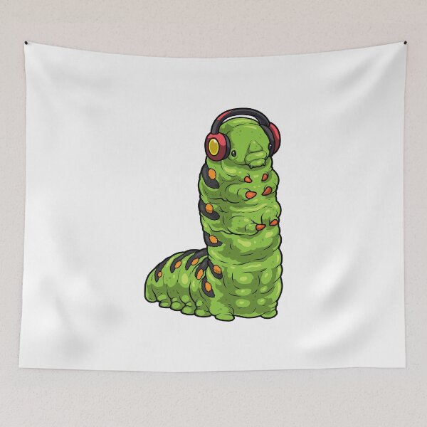 Item preview, Caterpillar Musician Headphone Music designed and sold by Snabdesign84.