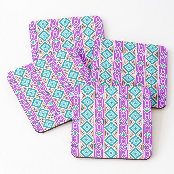 Item preview, Colorful tribal boho geometric pattern designed and sold by Jjc59.