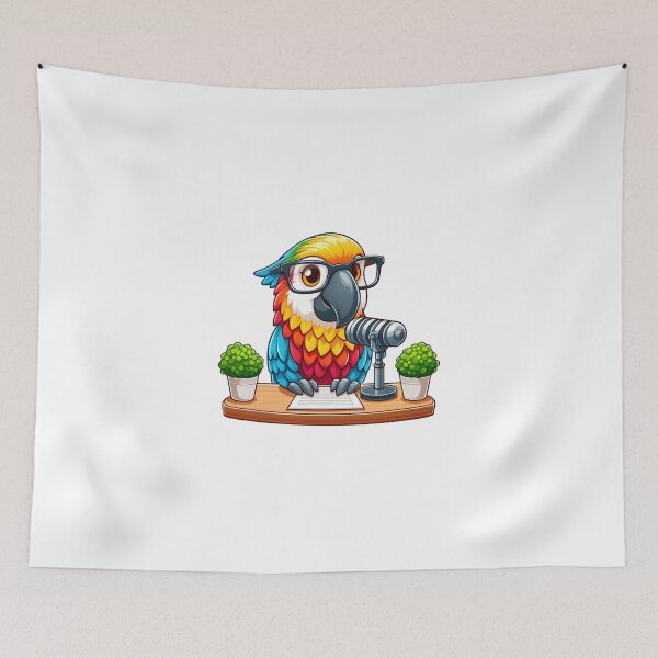 Item preview, Breaking Squawk – Parrot on Air designed and sold by Confuzz1ed.
