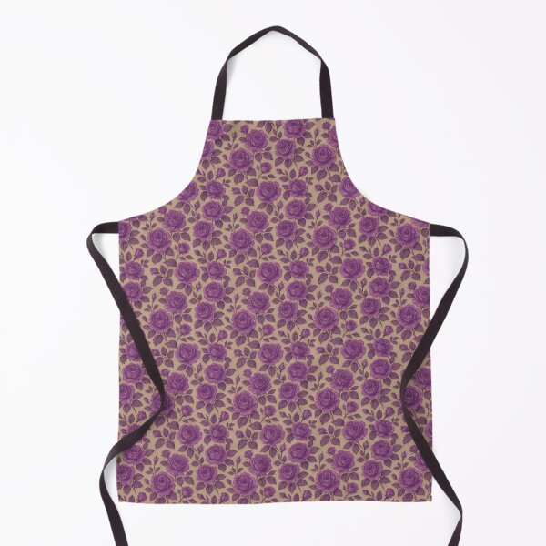 Item preview, Vintage Purple Rose Pattern designed and sold by patterncrow.