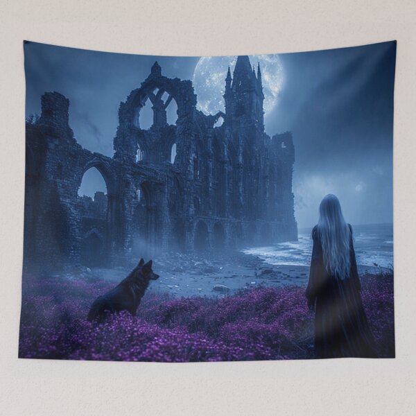 Item preview, Goth Girl and Wolf designed and sold by TheDarkWardrobe.
