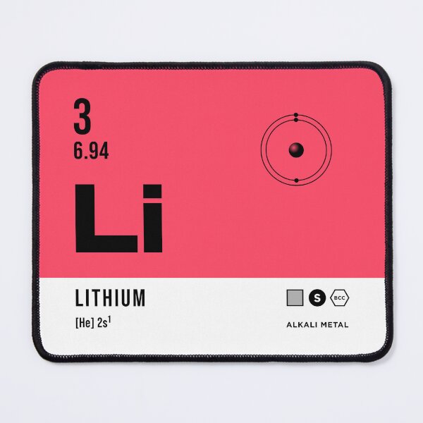 Item preview, 3 Lithium Periodic Table Element Light designed and sold by VoodooCircus.