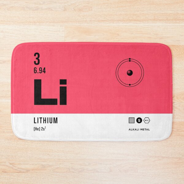 Item preview, 3 Lithium Periodic Table Element Light designed and sold by VoodooCircus.