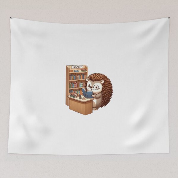 Item preview, Spiny Stories – Hedgehog Loves Fiction designed and sold by Confuzz1ed.