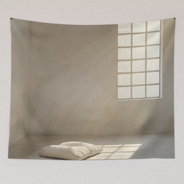 Item preview, Meditation Cushion Under a Beam of Peace designed and sold by ArteMinds.