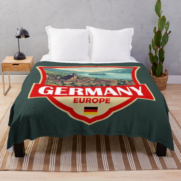Item preview, Germany Illustration Retro Badge designed and sold by KrisSidDesigns.