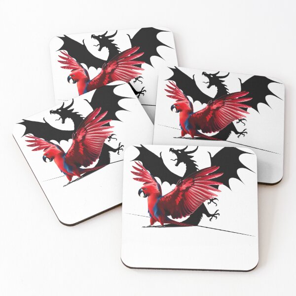 Item preview, Funny Screaming Red Eclectus Parrot Dragon Lover Meme designed and sold by Kimberley King Art  King Art.