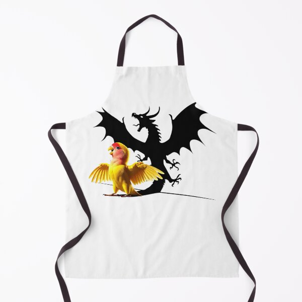 Item preview, Funny Screaming Rosy Faced Yellow Lovebird Parrot Dragon Lover Meme designed and sold by Kimberley King Art  King Art.