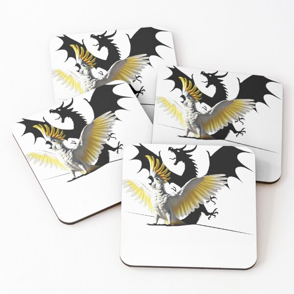 Item preview, Funny Screaming Sulphur-crested Cockatoo Parrot Dragon Lover Meme designed and sold by Kimberley King Art  King Art.