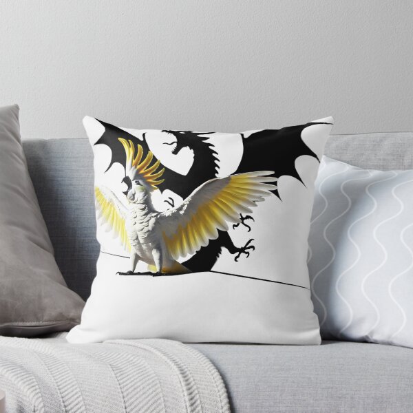 Item preview, Funny Screaming Sulphur-crested Cockatoo Parrot Dragon Lover Meme designed and sold by Kimberley King Art  King Art.