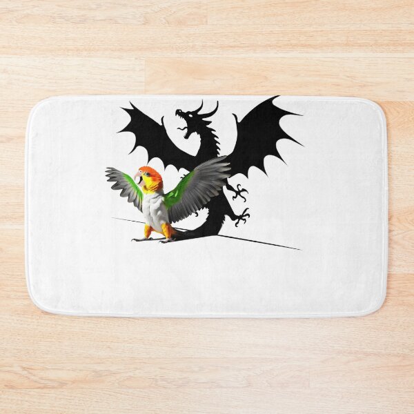 Item preview, Funny Screaming White Bellied Caique Parrot Dragon Lover Meme designed and sold by Kimberley King Art  King Art.