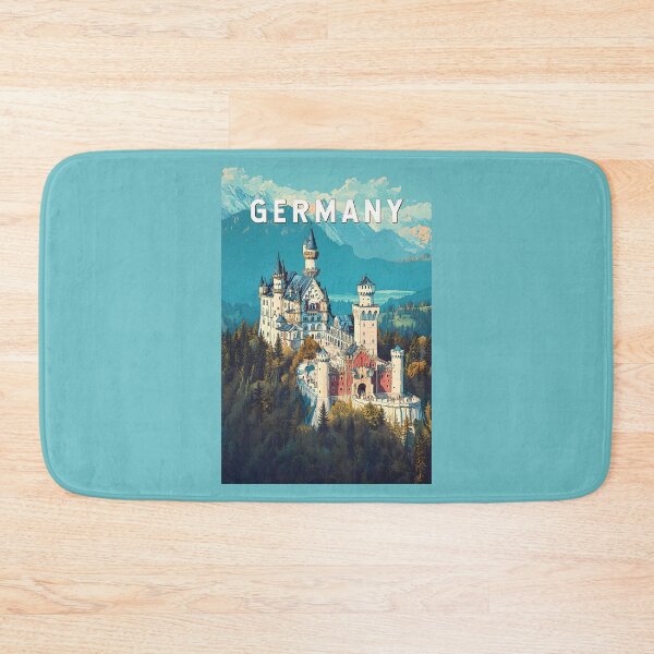 Item preview, Germany Illustration Travel Art Vintage designed and sold by KrisSidDesigns.