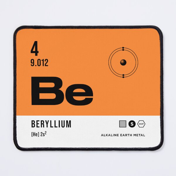 Item preview, 4 Beryllium Periodic Table Element Light designed and sold by VoodooCircus.