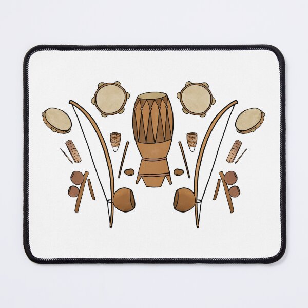 Item preview, Capoeira instruments designed and sold by Nielsen Patterns.