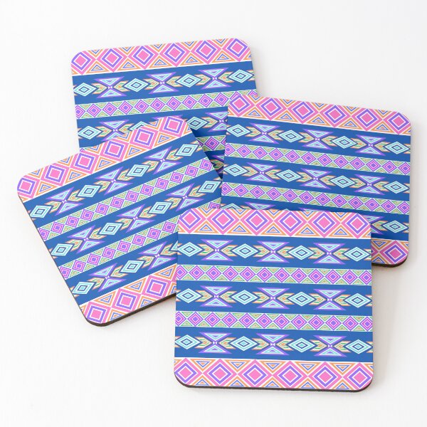 Item preview, Colorful tribal diamond patterns designed and sold by Jjc59.