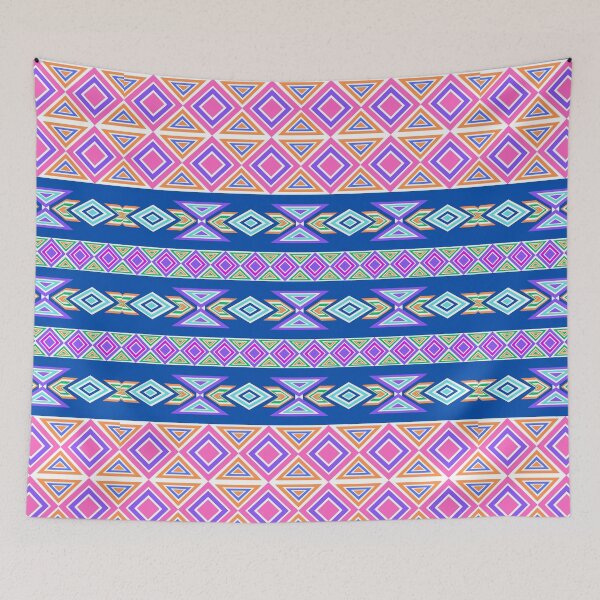 Item preview, Colorful tribal diamond patterns designed and sold by Jjc59.