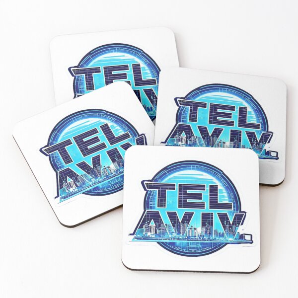 Item preview, Tel Aviv – Neon Grid designed and sold by Imaginarium of Chaos falcon88 .