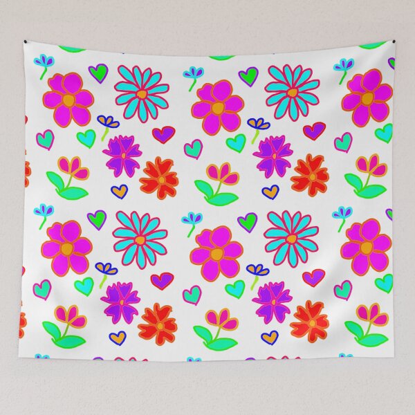 Item preview, Retro Neon Flower Power designed and sold by Jjc59.