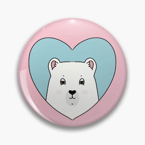 Item preview, Polar Bear Heart designed and sold by HugSomeNettles.