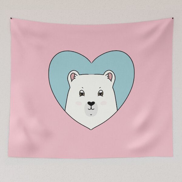 Item preview, Polar Bear Heart designed and sold by HugSomeNettles.