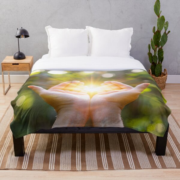 Item preview, Healing Light Held Over the Heart Center designed and sold by ArteMinds.