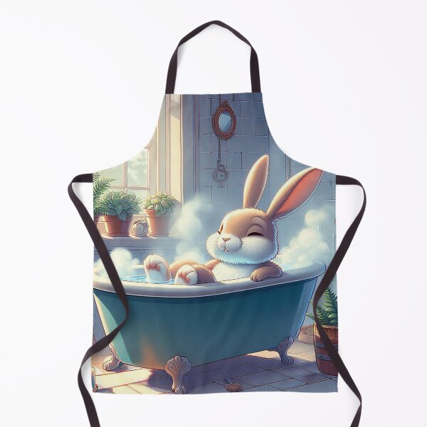 Item preview, Peaceful Bunny Bath designed and sold by nikkolaus.