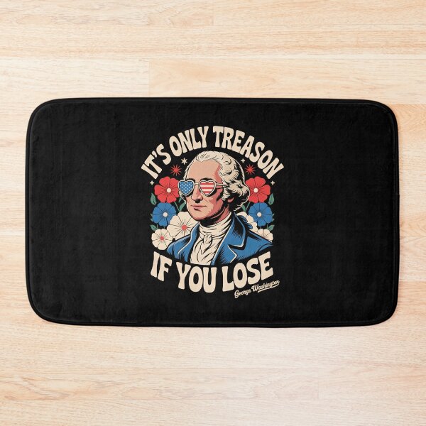 Item preview, It's Only Treason If You Lose George Washington Groovy Floral designed and sold by G350.