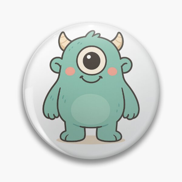 Item preview, Happy Green Cyclops Cartoon designed and sold by MD Sweet GAMe.