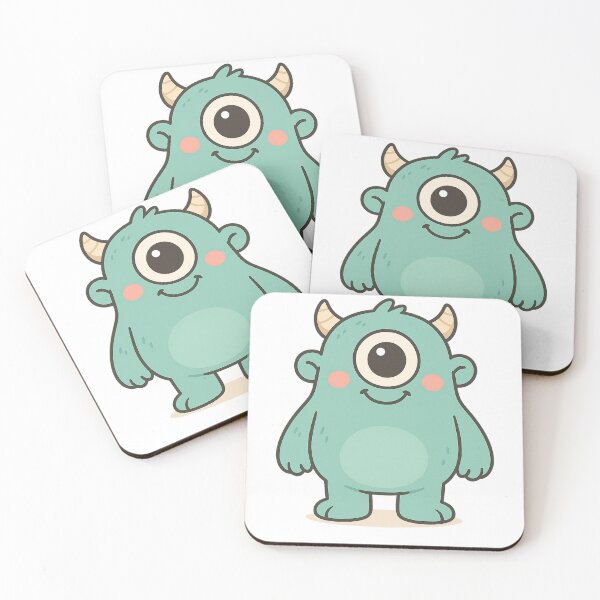 Item preview, Happy Green Cyclops Cartoon designed and sold by MD Sweet GAMe.