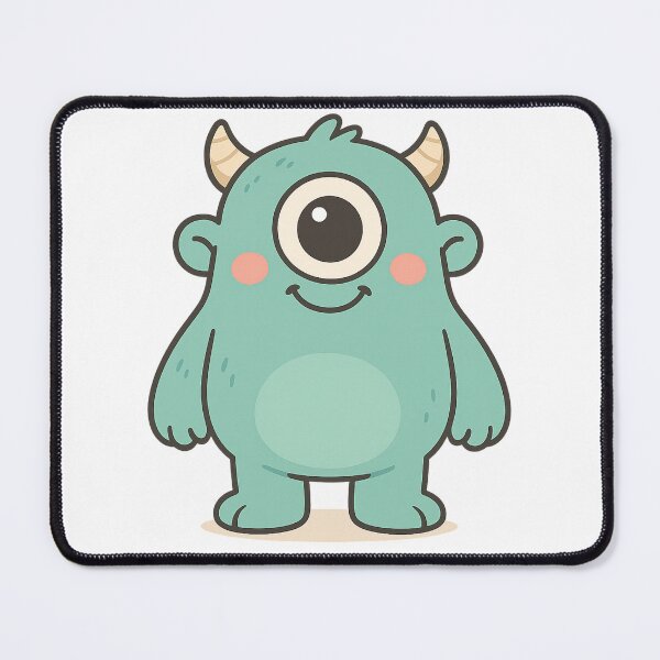 Item preview, Happy Green Cyclops Cartoon designed and sold by MD Sweet GAMe.