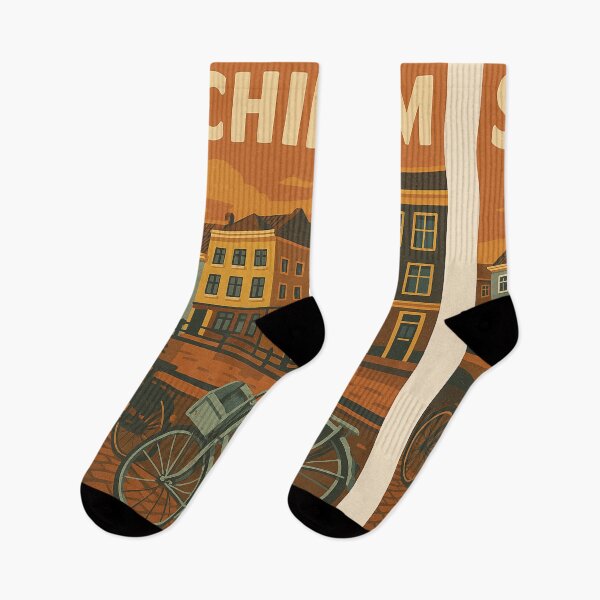 Item preview, Schiedam Rotterdam Netherlands travel art designed and sold by Spanish Castles.