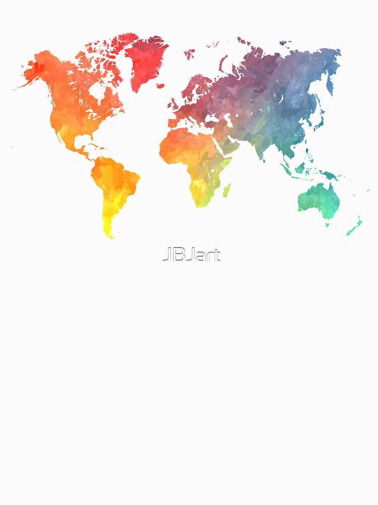 Map of the world colored by JBJart