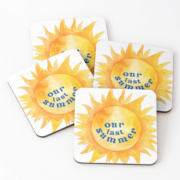 Item preview, Our Last Summer Sun Art – Nostalgic Watercolor Sunshine Quote Design designed and sold by weirdfishes123.